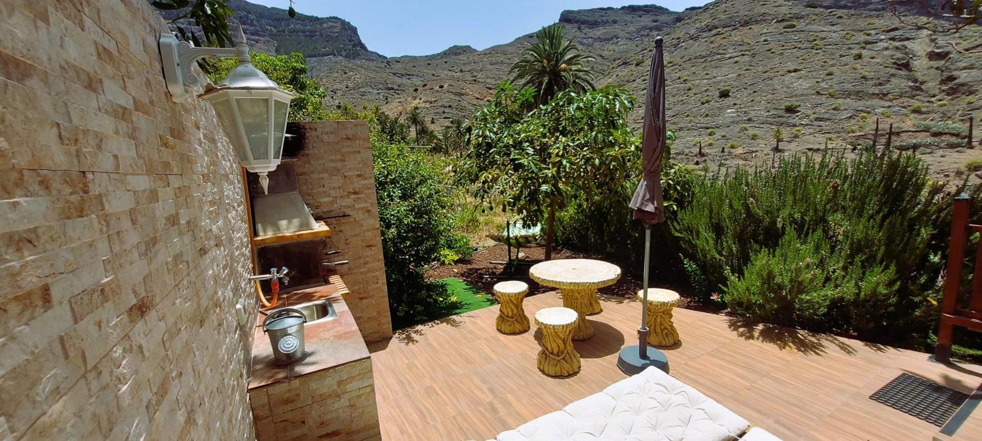 Cabana Los Palmeros, Vista Al Mar Y La Montana Alojera Екстер'єр фото
